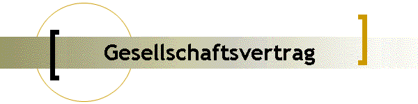 Gesellschaftsvertrag